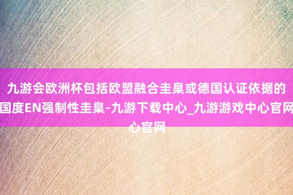 九游会欧洲杯包括欧盟融合圭臬或德国认证依据的国度EN强制性圭臬-九游下载中心_九游游戏中心官网